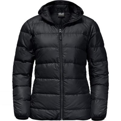 Chaquetas Jack Wolfskin Helium Stardust Mujer Negras - Chile QVN609531